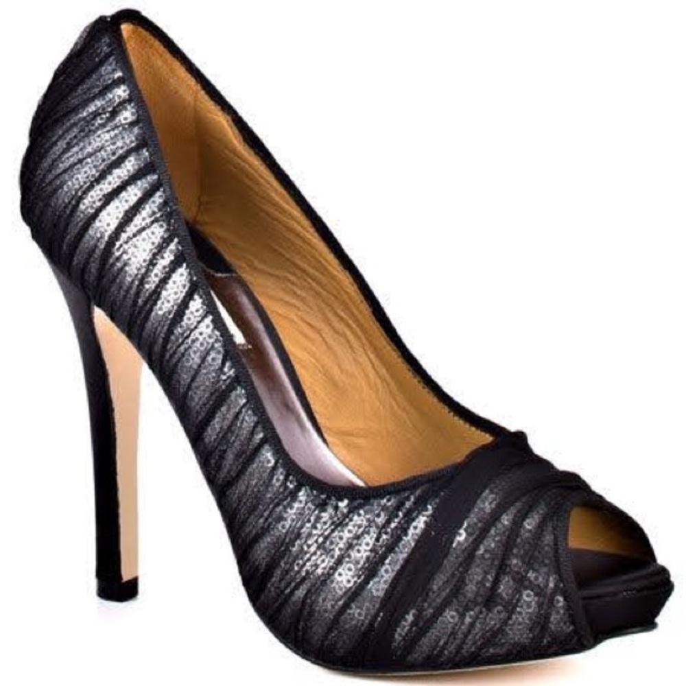 Badgley mischka Formal peeptoe heels